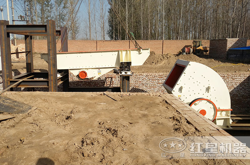 紅星重錘式破碎機安裝調(diào)試