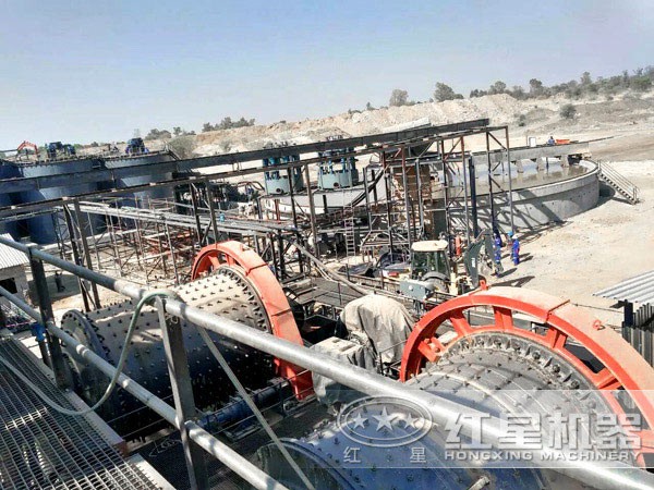 錫礦石選礦作業(yè)現場