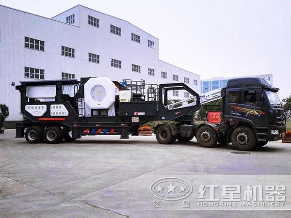 300t/h車載移動破碎機_破石機 300t/h車載移動破碎機_破石機