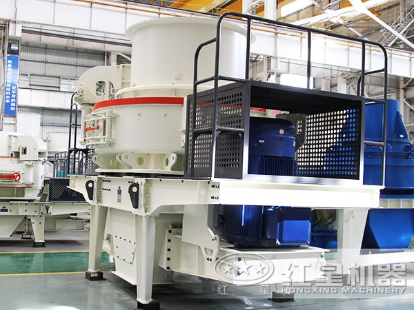 紅星時產(chǎn)150噸HVI制砂機風(fēng)機細(xì)節(jié)圖