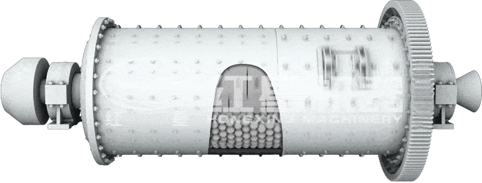大型球磨機(jī)工作原理圖