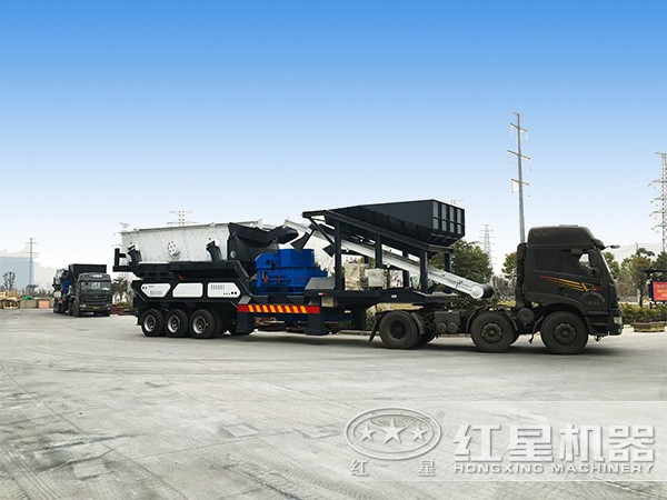 移動型石屑制砂機 移動型石屑制砂機
