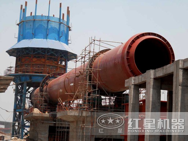 紅星石灰回轉(zhuǎn)窯作業(yè)現(xiàn)場
