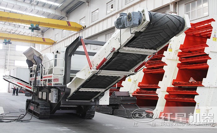 履帶式流動(dòng)作業(yè)的碎石機(jī) 履帶式流動(dòng)作業(yè)的碎石機(jī)