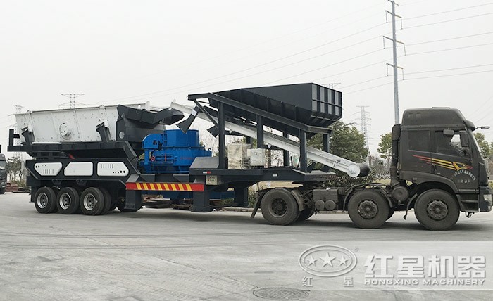 紅星移動式打砂機(jī)發(fā)貨圖