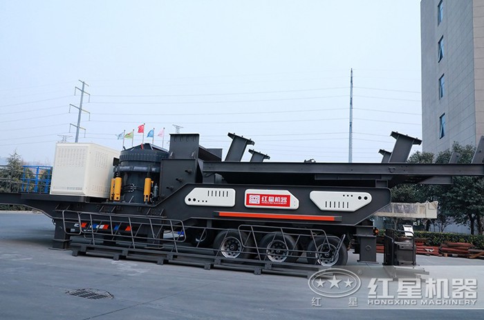 搭載圓錐破碎機的輪胎式碎石機 搭載圓錐破碎機的輪胎式碎石機