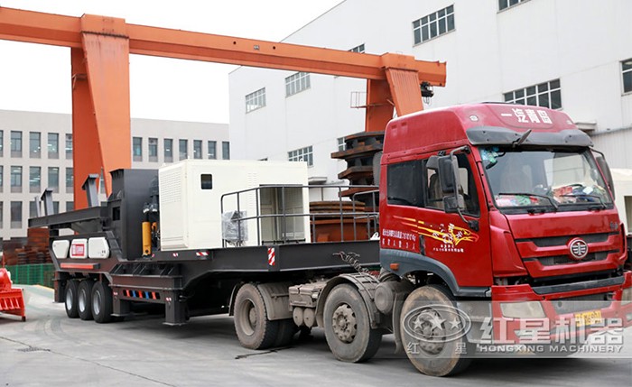 輪胎設計的流動石頭破碎機 輪胎設計的流動石頭破碎機