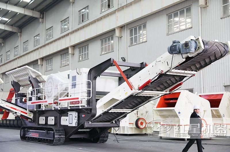 履帶式移動破碎生產線 履帶式移動破碎生產線