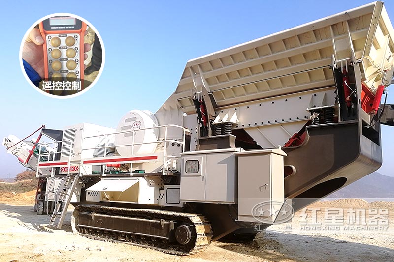 履帶碎石機(jī)現(xiàn)場(chǎng)，可安排客戶就近現(xiàn)場(chǎng)考察