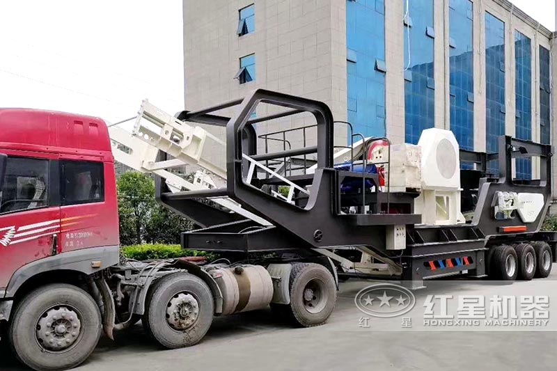 200t/h車載流動石子機(jī)_磕石機(jī)可直接開往施工現(xiàn)場