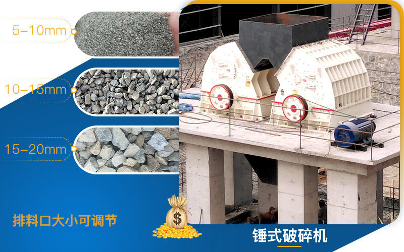 錘破可自成一條生產(chǎn)線，減輕投資成本