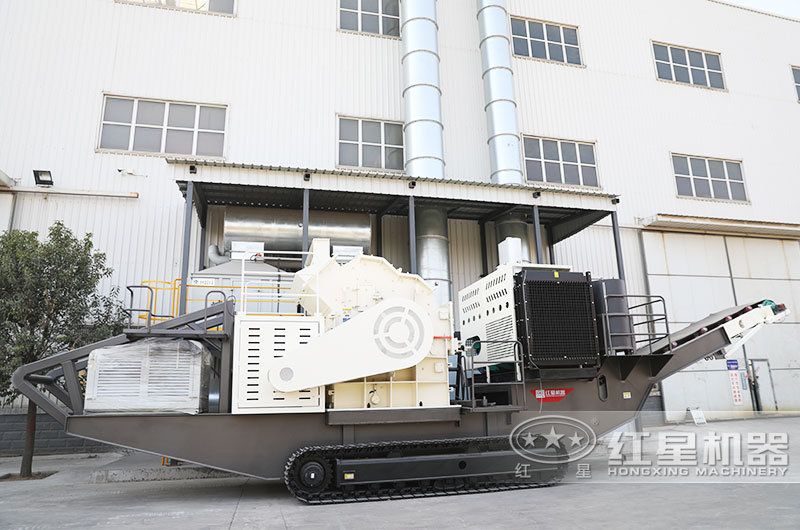 細碎履帶式移動制沙機，一鍵操控更智能