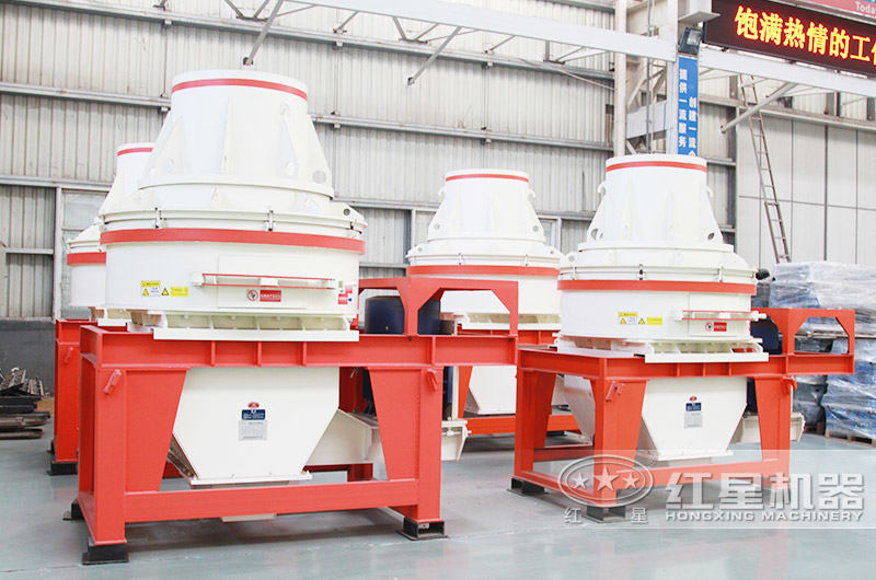 直通沖擊式制砂機(jī)，體積小，移動方便