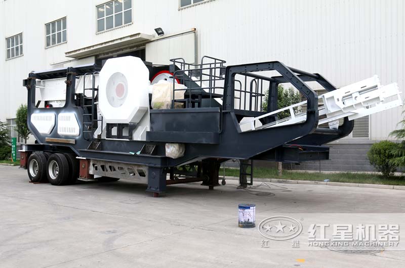 移動顎式破碎機(jī)，如上圖