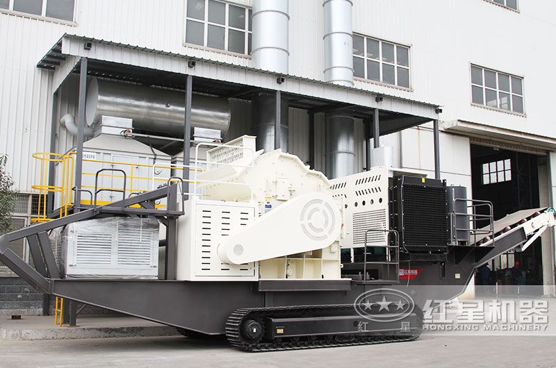 細(xì)碎破履帶式制砂機(jī)，處理細(xì)物料，級(jí)配合理