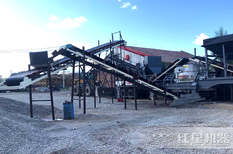 移動式制砂機，車頭拉著即可移動，更智能