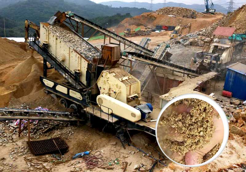 大型石頭與土分離機，智能方便