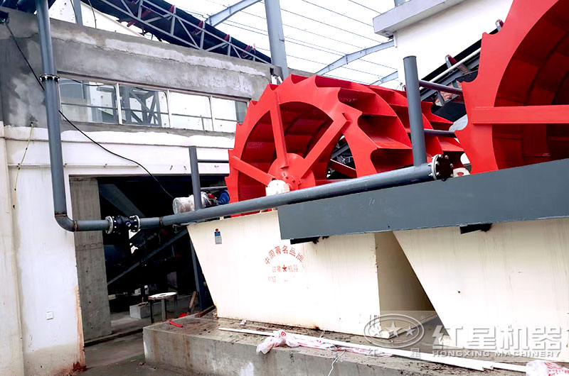 洗沙機(jī)生產(chǎn)現(xiàn)場