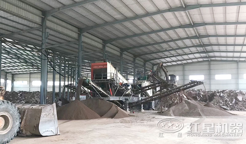 移動車載式制砂現(xiàn)場